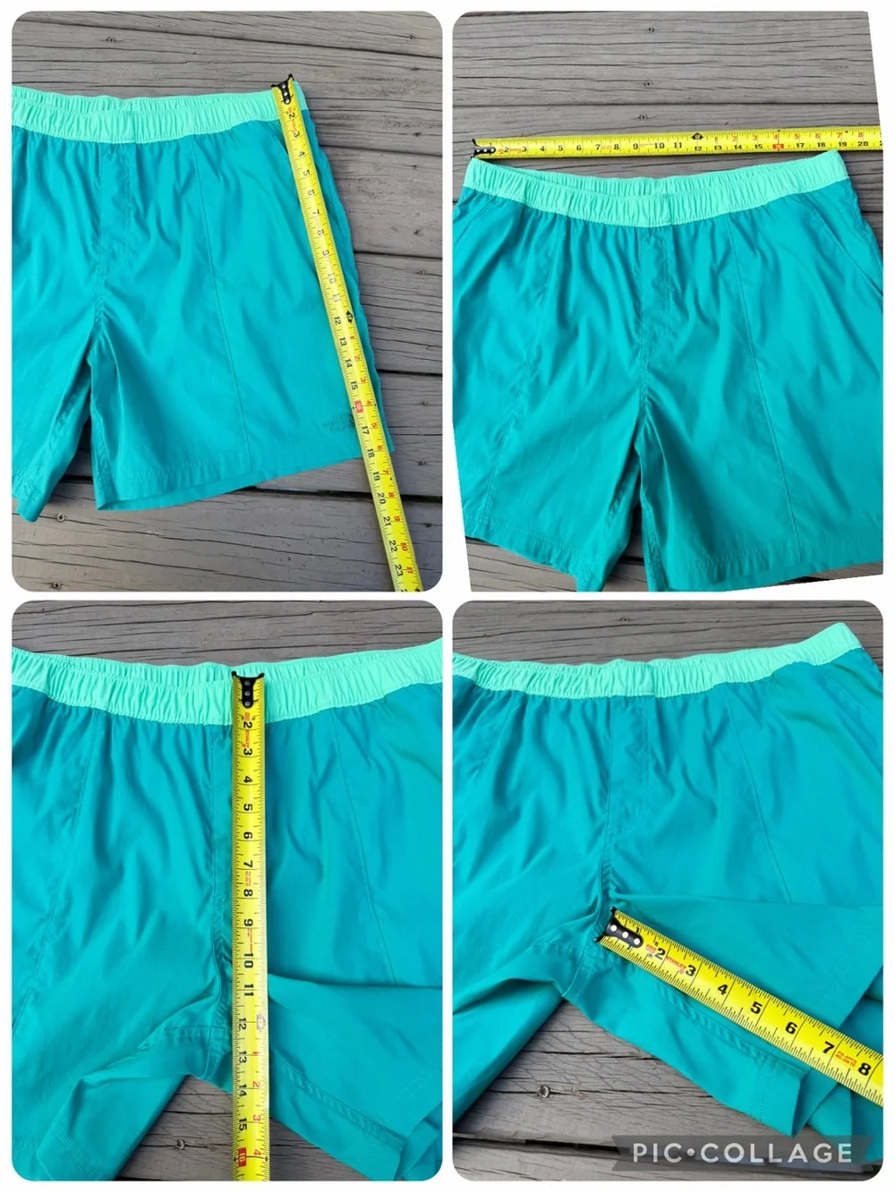 The North Face Class V Pull-On Shorts in Green Mist side XXL